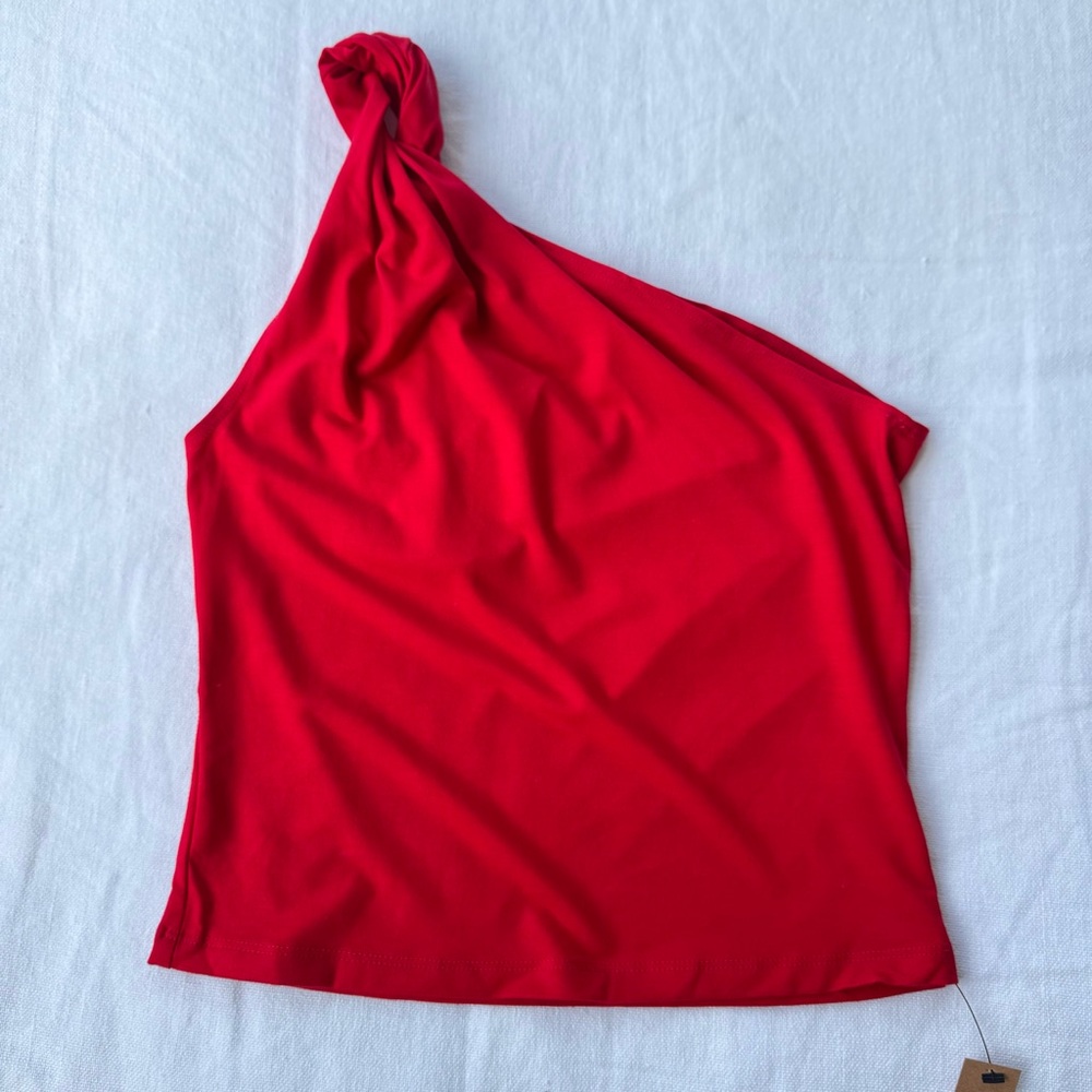 NWT Reformation One Shoulder Top - Picture 3 of 6